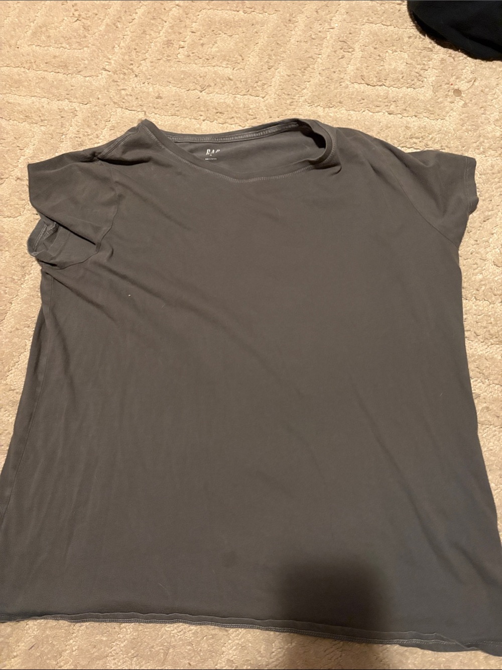 GAP Short Sleeve Crew Tee - Charcoal Gray